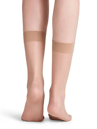 FALKE | Calzini SEIDENGLATT 15 DEN neri | beige
